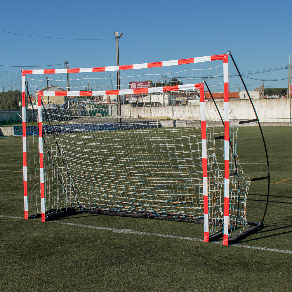 Juego de porterías de fútbol para niños, equipo de entrenamiento de fútbol  portátil, red de fútbol plegable con 10 conos de fútbol, escalera de