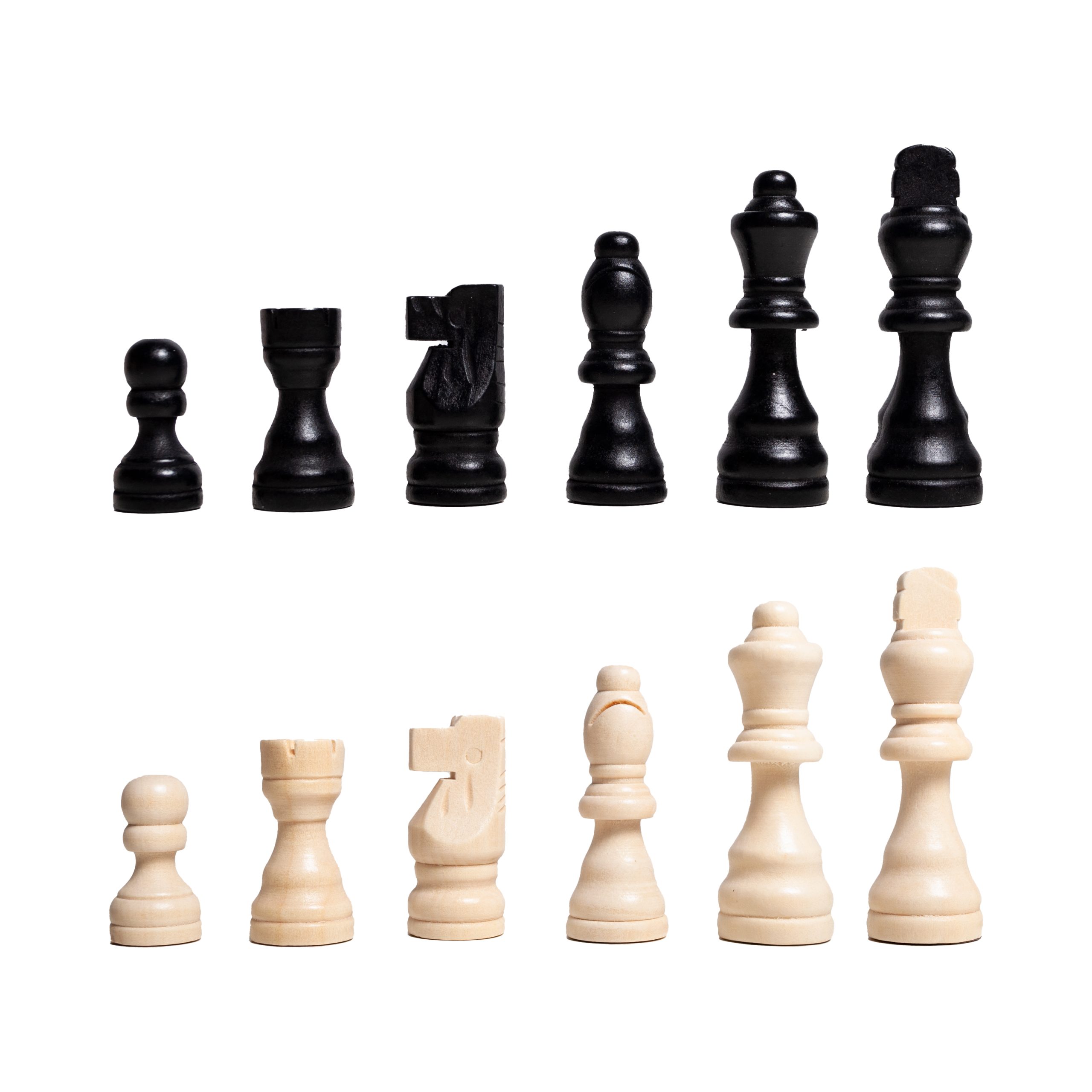 Peças de xadrez em uma mesa